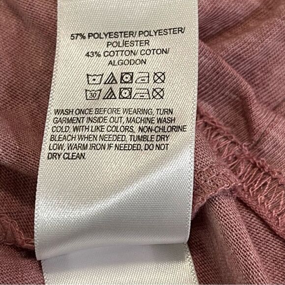 Lucky Brand Good Times Red Wash Tee T-shirt NWT - Picture 7 of 9